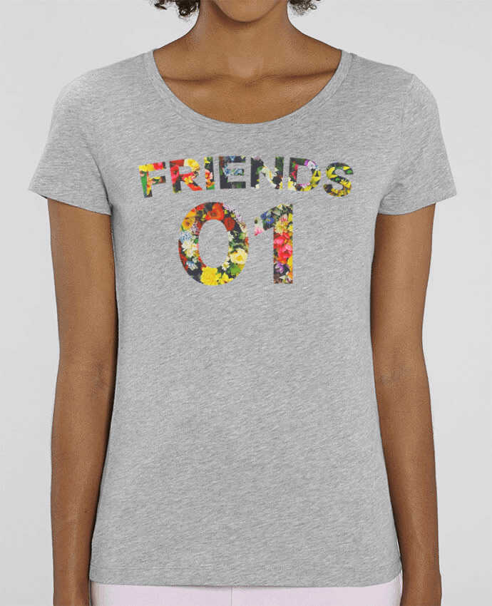 Camiseta Essential pora ella Stella Jazzer BEST FRIENDS FLOWER 2 por tunetoo