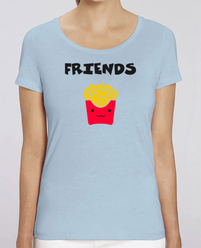 Essential women\'s t-shirt Stella Jazzer BEST FRIENDS FRIES by tunetoo