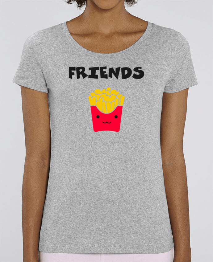 Camiseta Essential pora ella Stella Jazzer BEST FRIENDS FRIES por tunetoo
