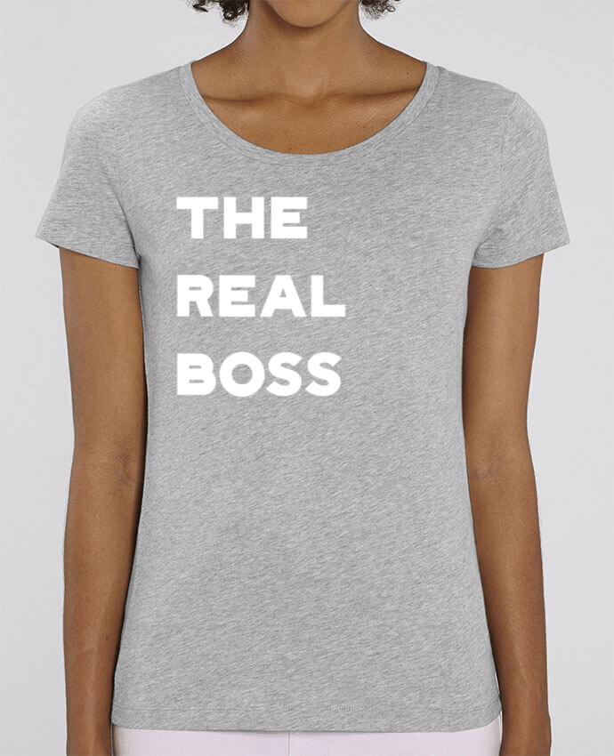 T-shirt Femme The real boss par Original t-shirt