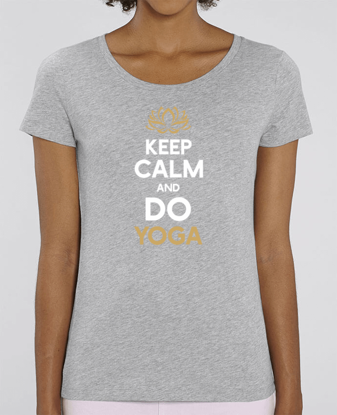 T-shirt Femme Keep calm Yoga par Original t-shirt