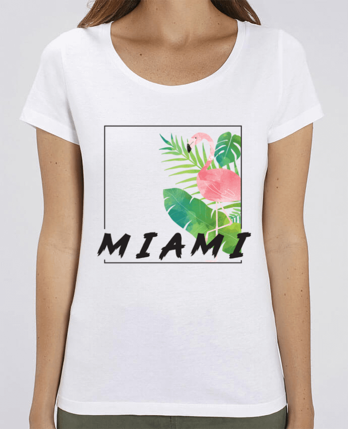 Essential women\'s t-shirt Stella Jazzer Miami by KOIOS design