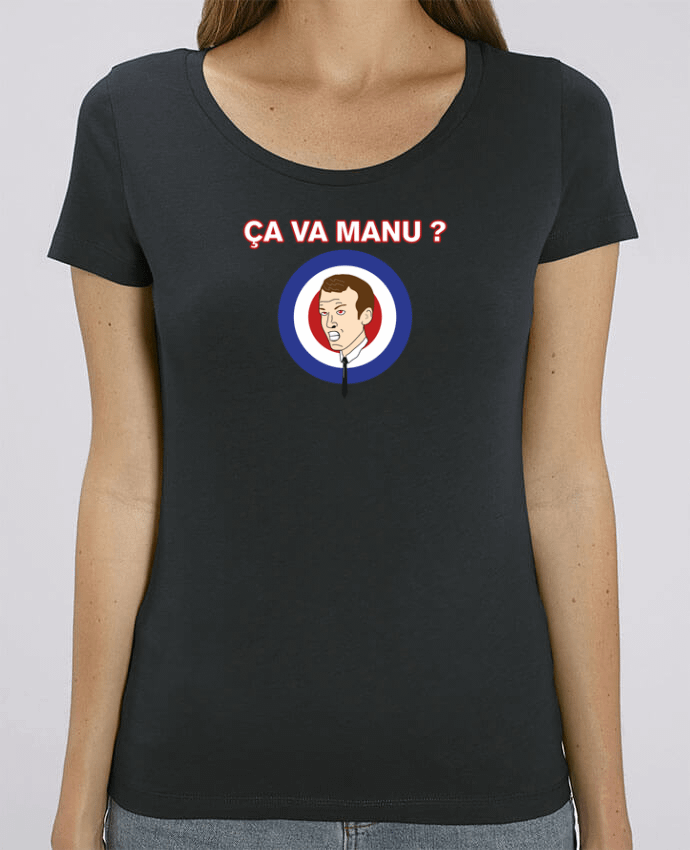 Essential women\'s t-shirt Stella Jazzer Emmanuel Macron ça va manu ? by tunetoo