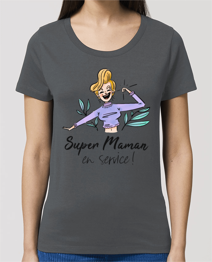 T-shirt Femme Super Maman en service par ShoppingDLN