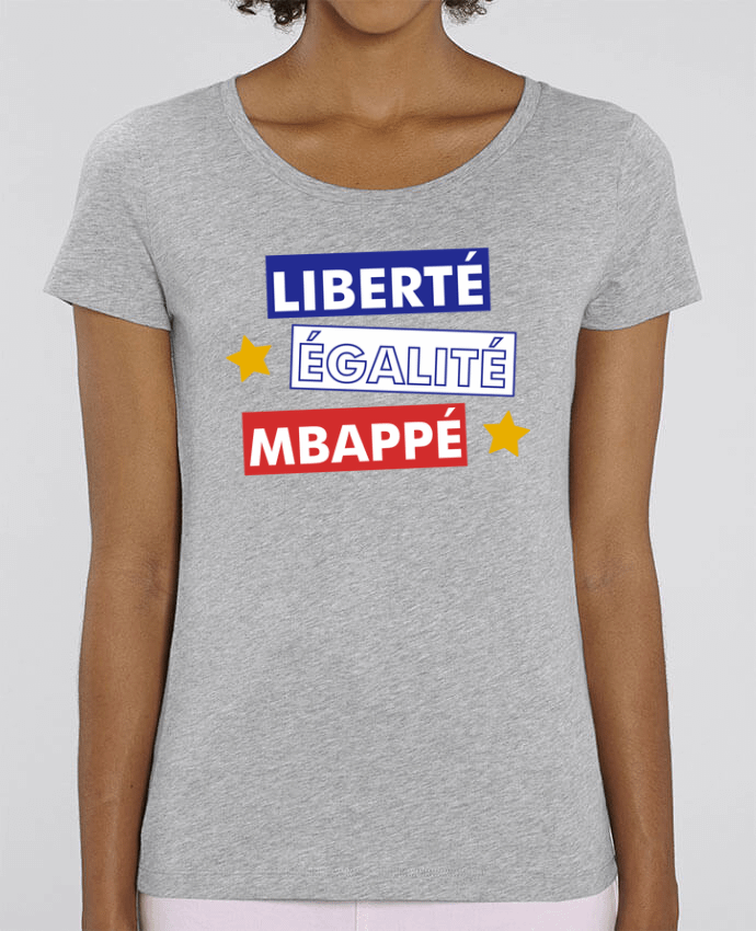 Camiseta Essential pora ella Stella Jazzer Equipe de France MBappé por tunetoo