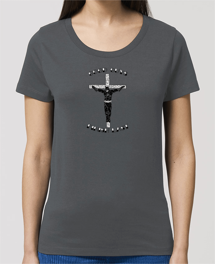 Essential women\'s t-shirt Stella Jazzer Batman Jesus by Nick cocozza