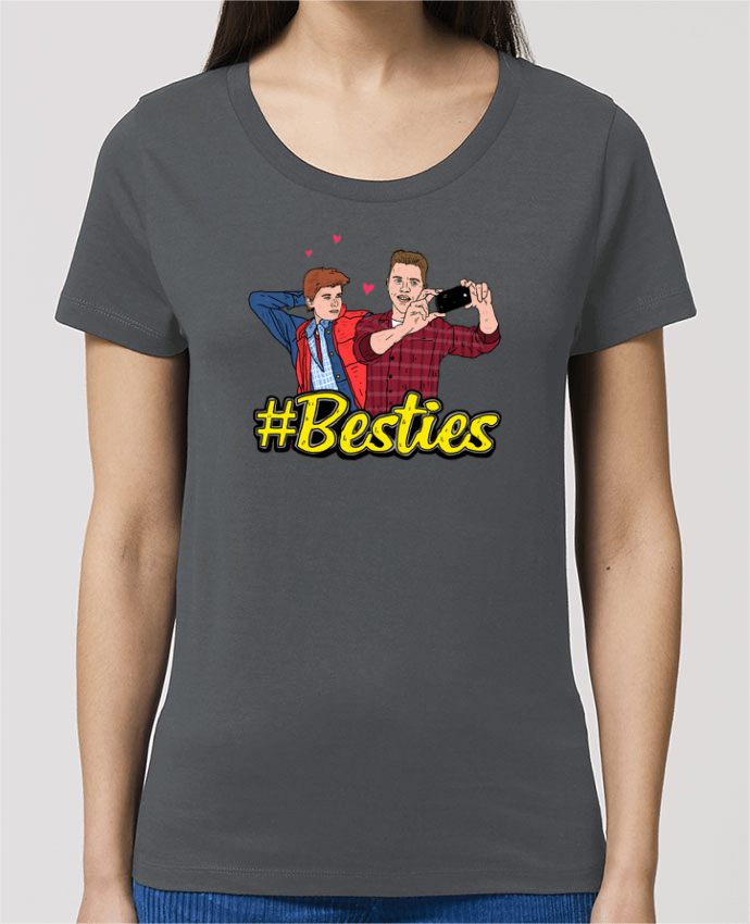 T-shirt Femme Besties Marty McFly par Nick cocozza