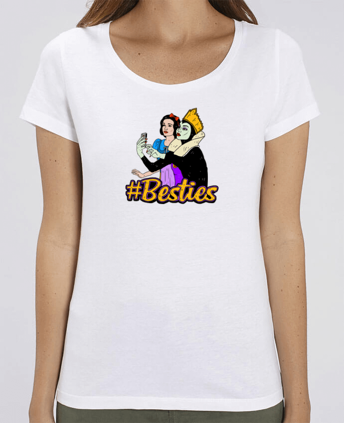 T-shirt Femme Besties Snow White par Nick cocozza