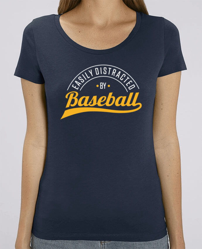 T-shirt Femme Distracted by Baseball par Original t-shirt