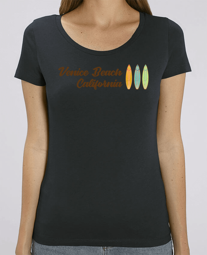 T-shirt Femme Venice Beach Surf par tunetoo