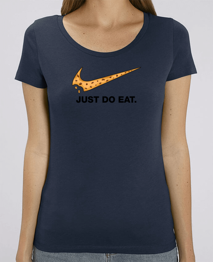Essential women\'s t-shirt Stella Jazzer Just do eat by tunetoo