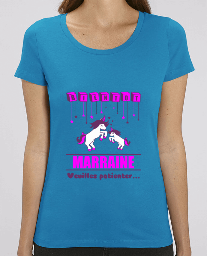 T-shirt Femme Bientôt Marraine, future marraine, licorne par Benichan
