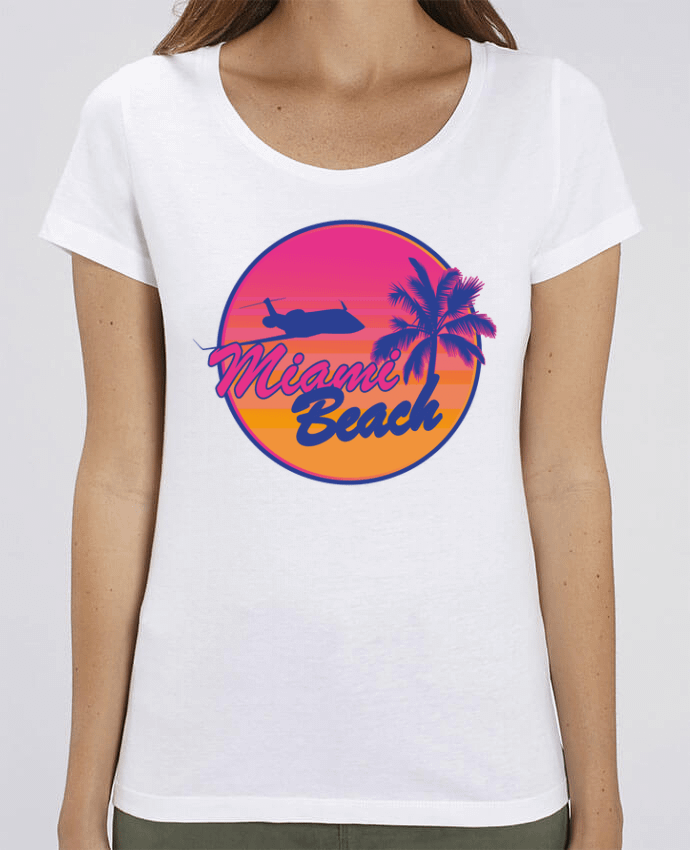 Camiseta Essential pora ella Stella Jazzer miami beach por Revealyou