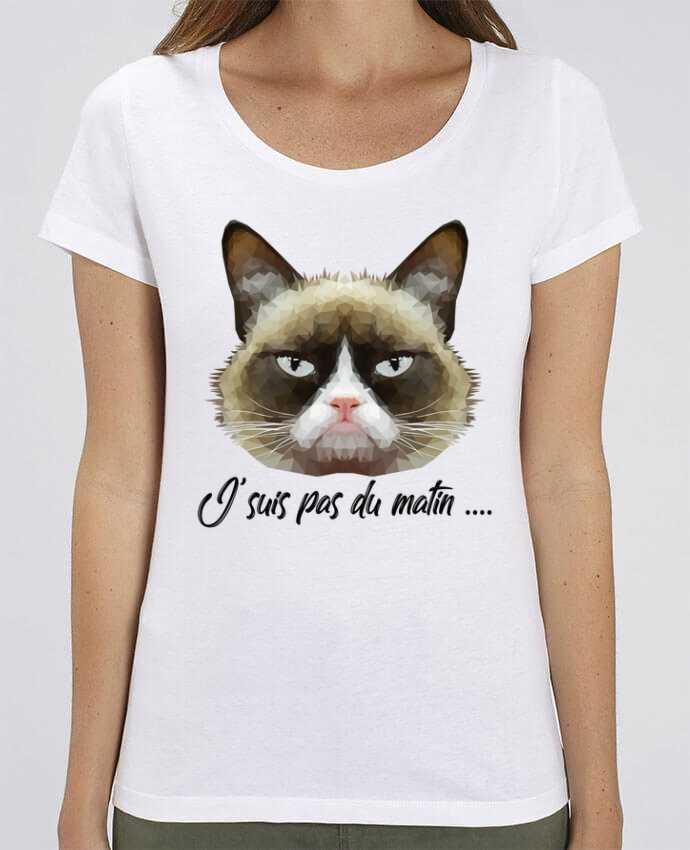 Camiseta Essential pora ella Stella Jazzer je suis pas du matin por DesignMe