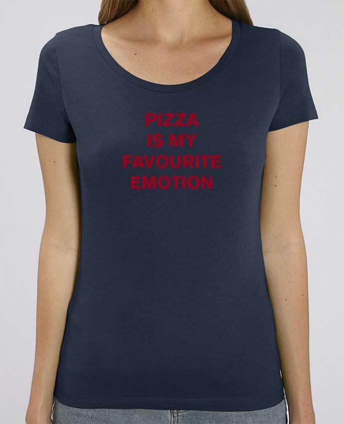 T-shirt Femme Pizza is my favourite emotion par tunetoo