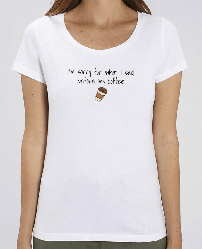 T-shirt Femme Morning coffee par tunetoo