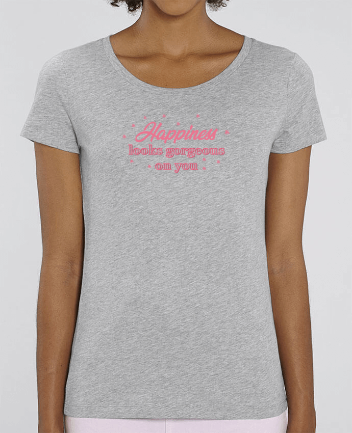 Camiseta Essential pora ella Stella Jazzer Happiness looks gorgeous por tunetoo