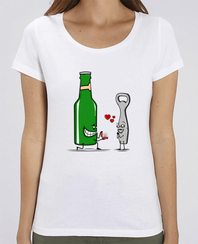 Camiseta Essential pora ella Stella Jazzer BEER ROMANCE por PTIT MYTHO