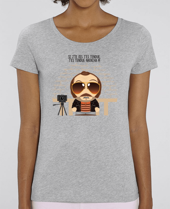 Essential women\'s t-shirt Stella Jazzer T'es tendue Natacha by PTIT MYTHO