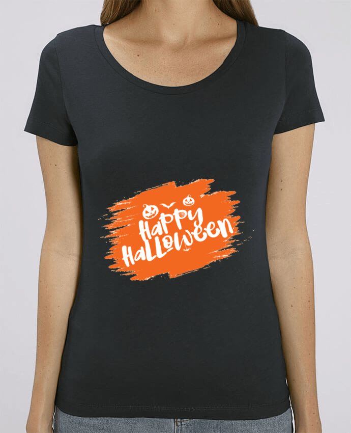 Essential women\'s t-shirt Stella Jazzer happy halloween by SHOPLA