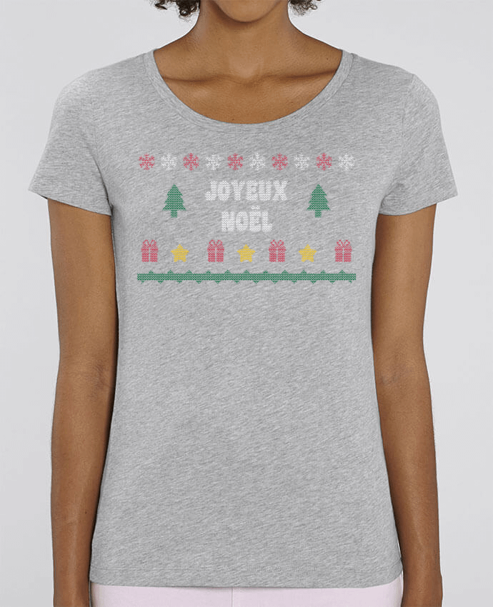 T-shirt Femme Joyeux Noël - Pull moche (ugly sweater) par tunetoo
