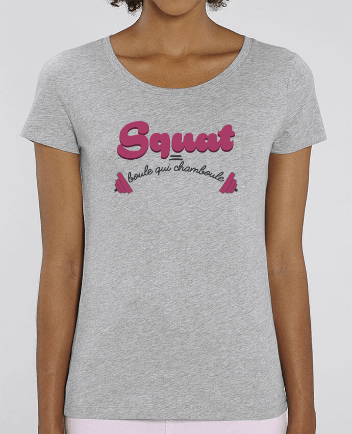 T-shirt Femme Squat = boule qui chamboule par tunetoo