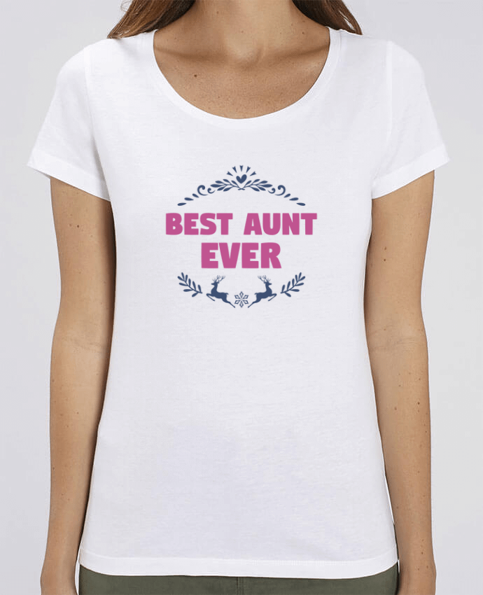 Essential women\'s t-shirt Stella Jazzer Christmas - Best Aunt Ever by tunetoo