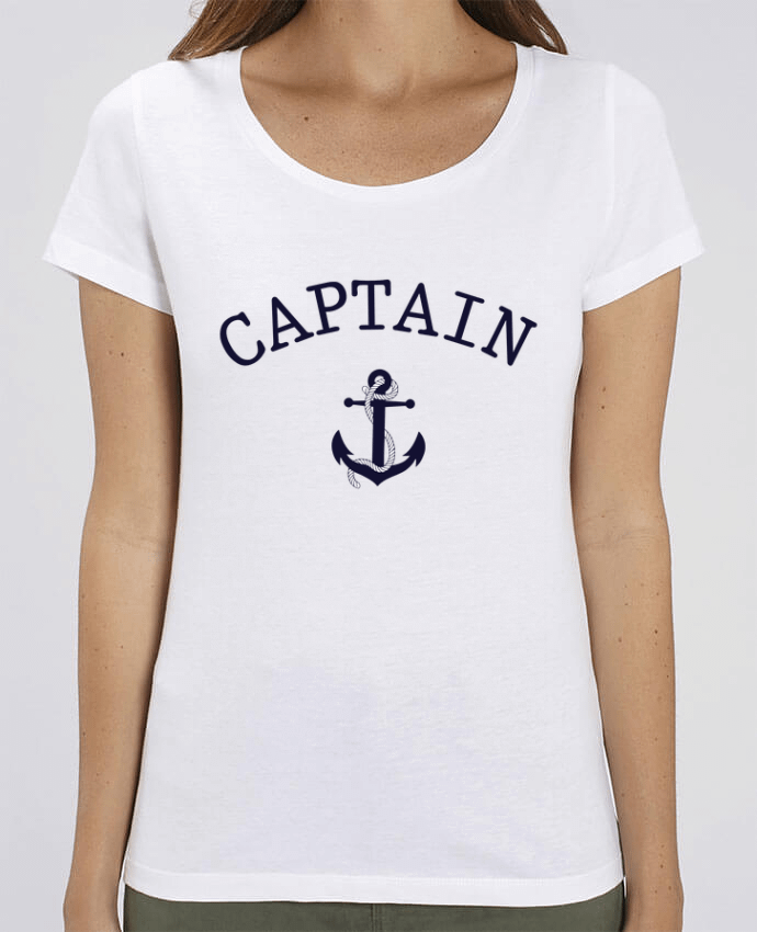 Camiseta Essential pora ella Stella Jazzer Capitain and first mate por tunetoo