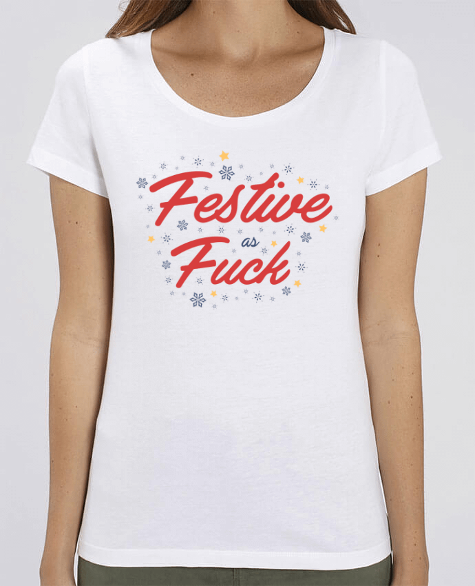 Camiseta Essential pora ella Stella Jazzer Christmas - Festive as fuck por tunetoo