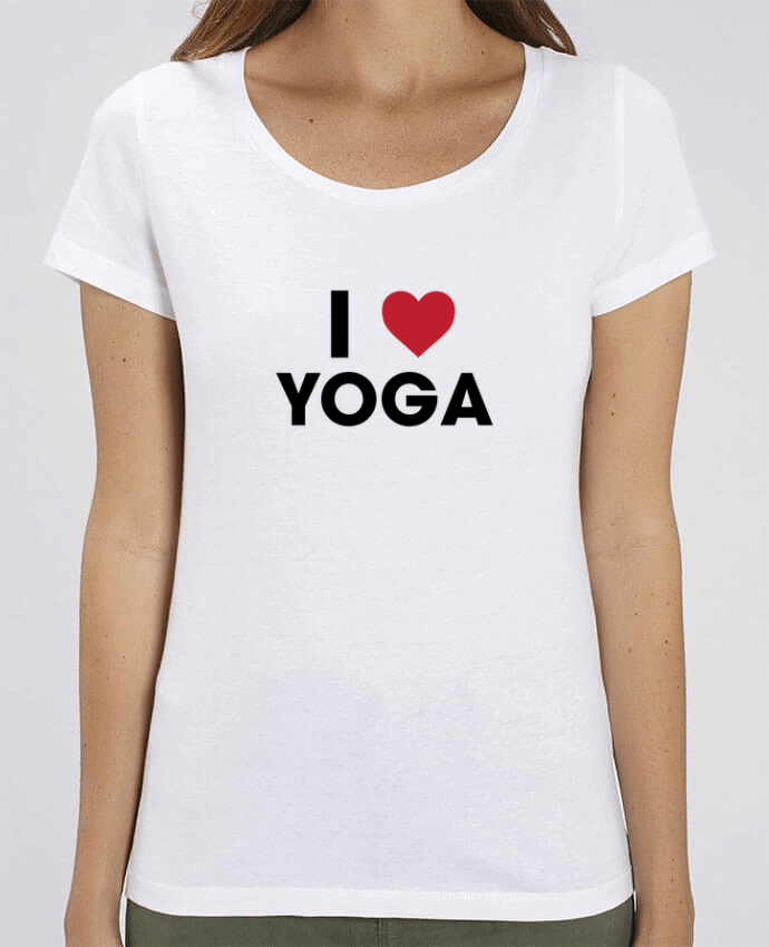 T-shirt Femme I love yoga par tunetoo