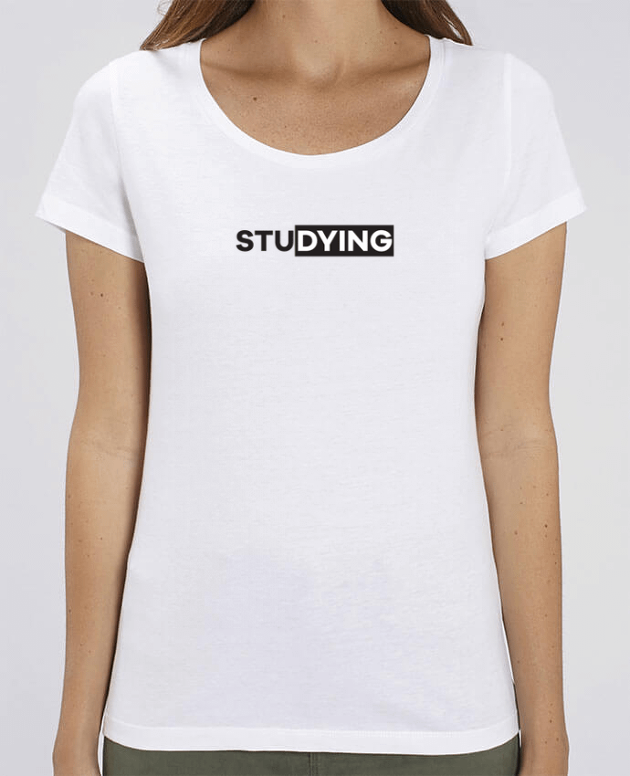 Essential women\'s t-shirt Stella Jazzer Studying by tunetoo