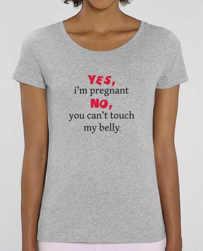 Essential women\'s t-shirt Stella Jazzer Yes I'm pregnant by tunetoo