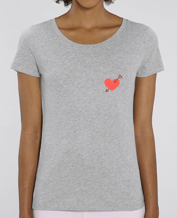 Essential women\'s t-shirt Stella Jazzer coeur percé by Nana