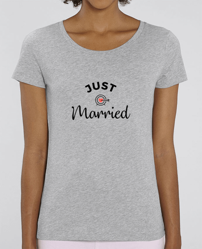 Camiseta Essential pora ella Stella Jazzer Just Married por Nana