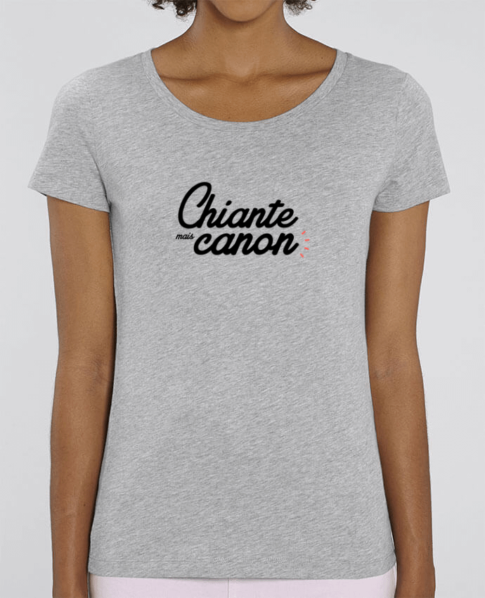T-shirt Femme Chiante mais Canon par Nana