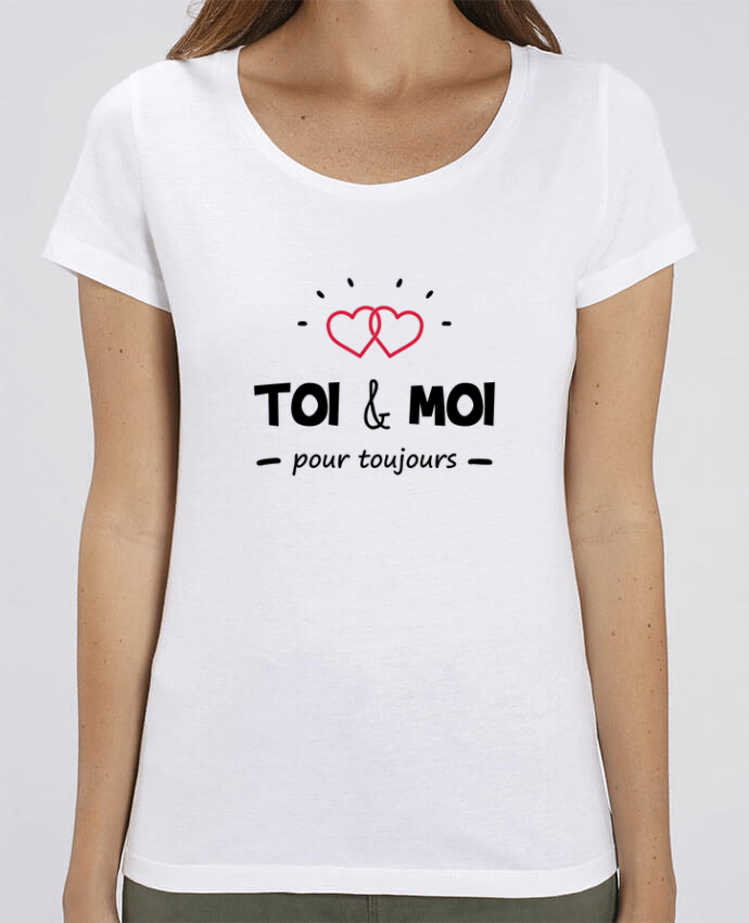 T-shirt Femme Toi et moi pour toujours par tunetoo