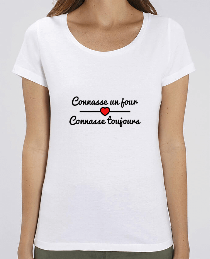 Essential women\'s t-shirt Stella Jazzer Connasse un jour, connasse toujours by Benichan