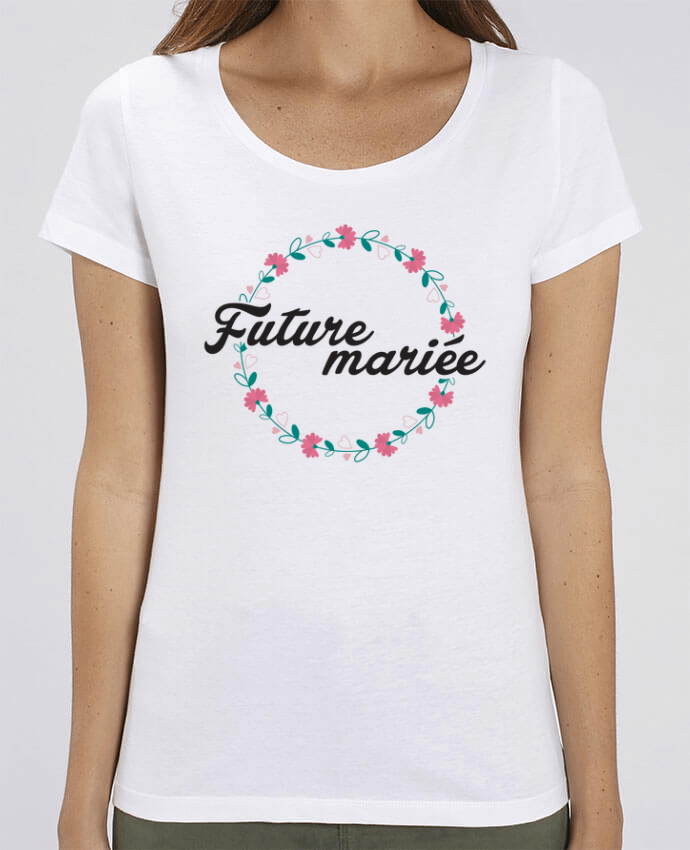 Essential women\'s t-shirt Stella Jazzer Future mariée by tunetoo