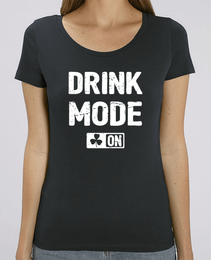 Camiseta Essential pora ella Stella Jazzer Drink Mode On por tunetoo
