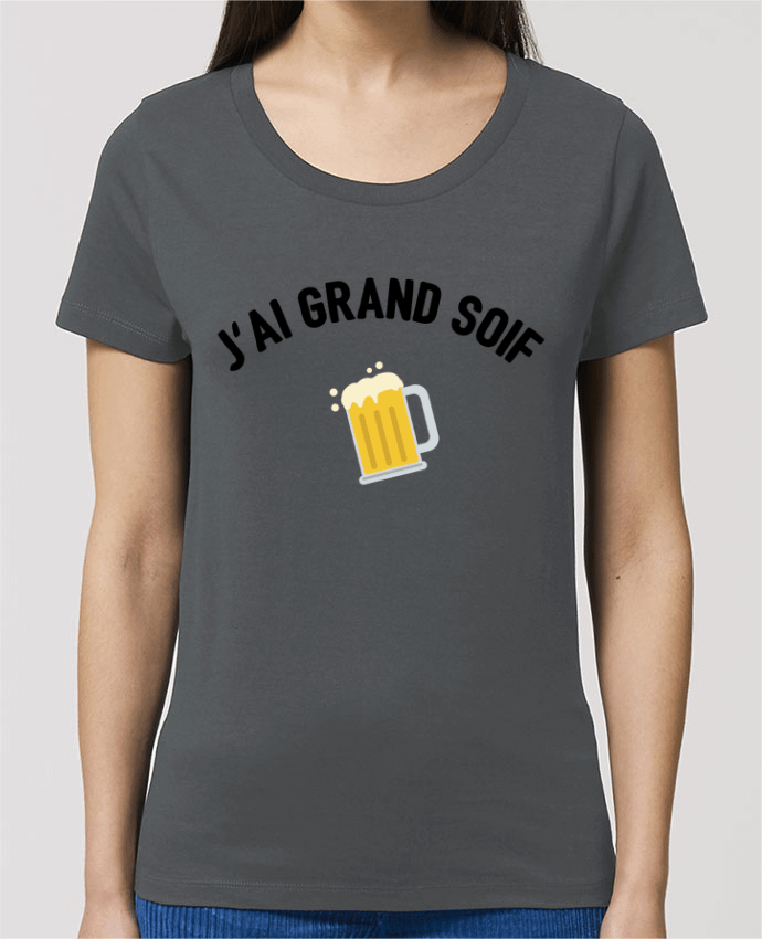 Camiseta Essential pora ella Stella Jazzer J'ai grand soif ! por tunetoo
