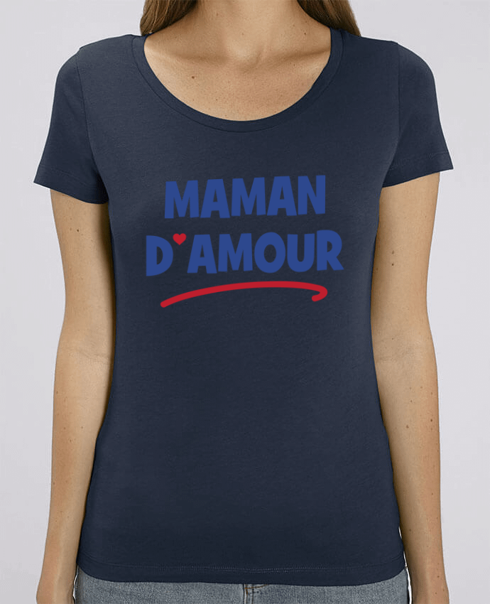 Essential women\'s t-shirt Stella Jazzer Maman d'amour by tunetoo