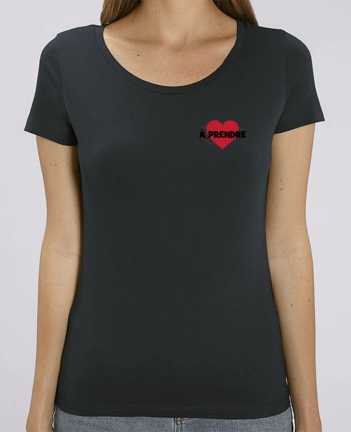 Essential women\'s t-shirt Stella Jazzer Coeur à prendre by tunetoo