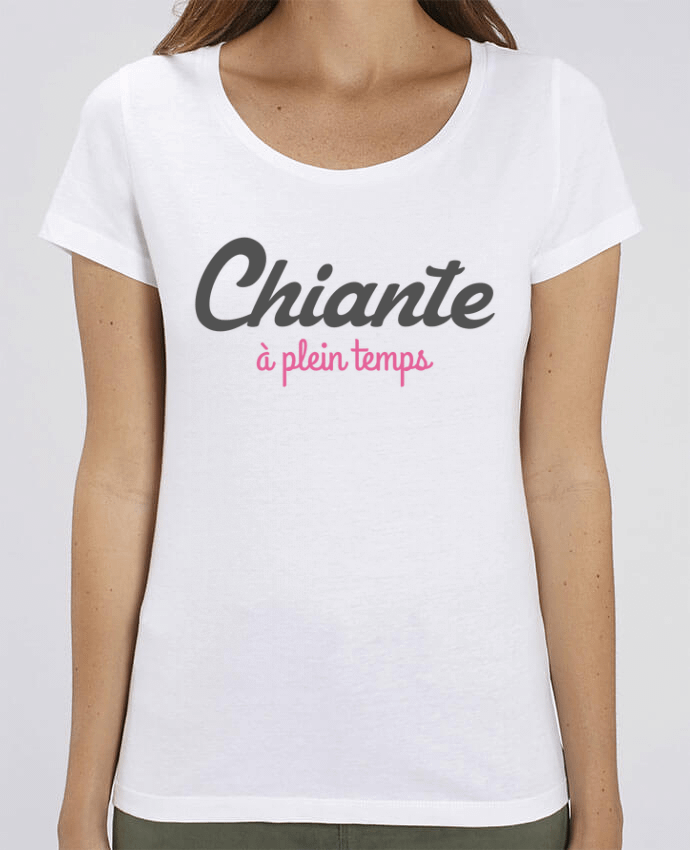 T-shirt Femme Chiante à plein temps par tunetoo