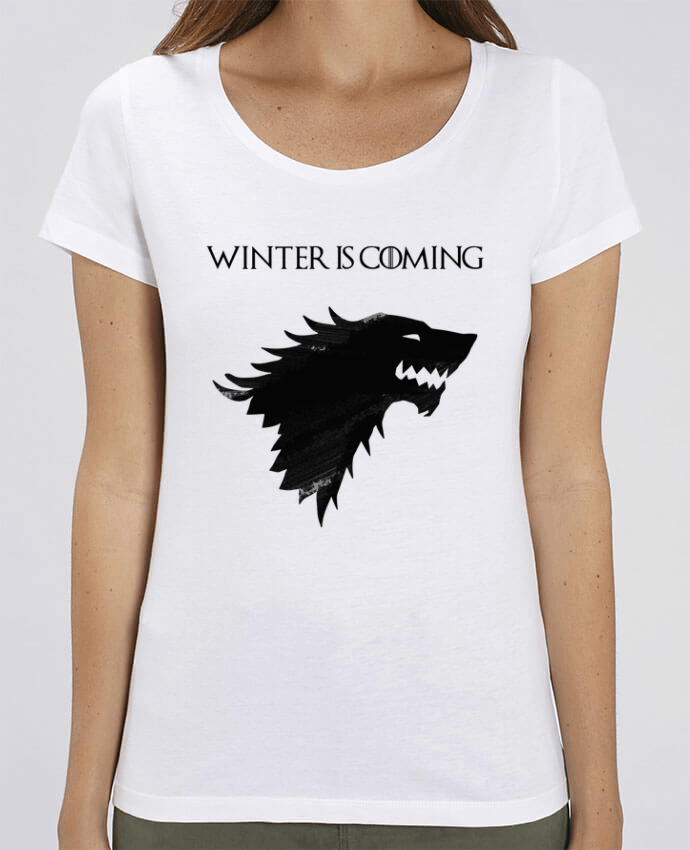 T-shirt Femme Winter is coming - Stark par tunetoo