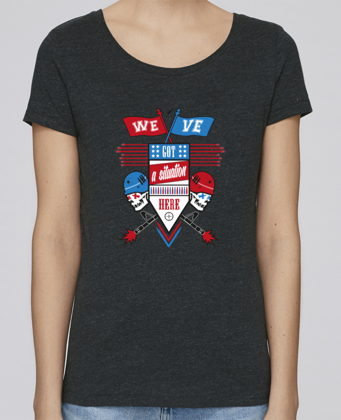 T-shirt Women Stella Loves We've Got A Situation Here / Couleur by Tchernobayle
