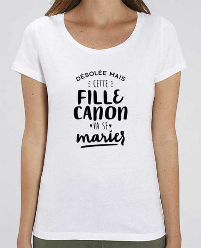 T-shirt Femme cette fille canon va se marier  evjf par Original t-shirt