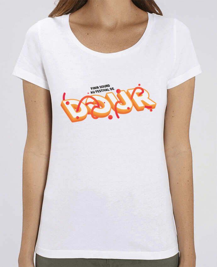 T-shirt Femme Finir sourd au festival de DOUR par tunetoo