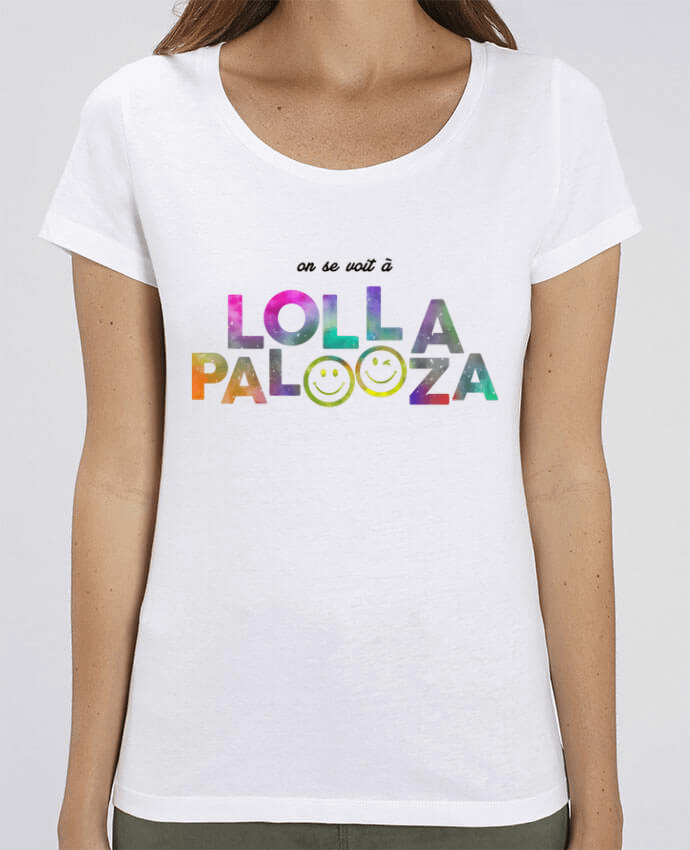 Camiseta Essential pora ella Stella Jazzer On se voit à Lollapalooza por tunetoo