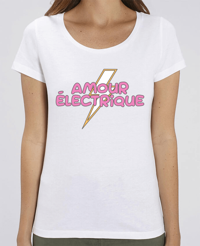 Essential women\'s t-shirt Stella Jazzer Amour électrique by tunetoo