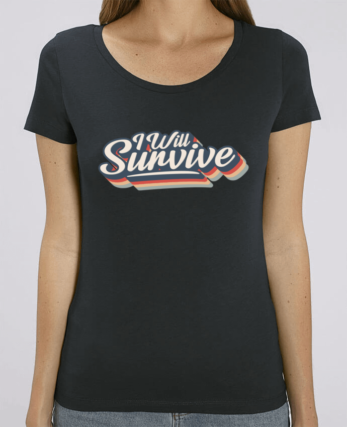 Camiseta Essential pora ella Stella Jazzer I will survive por tunetoo